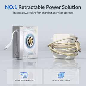 Gitryin Retractable 140W Fast Charger - USB-C Cable