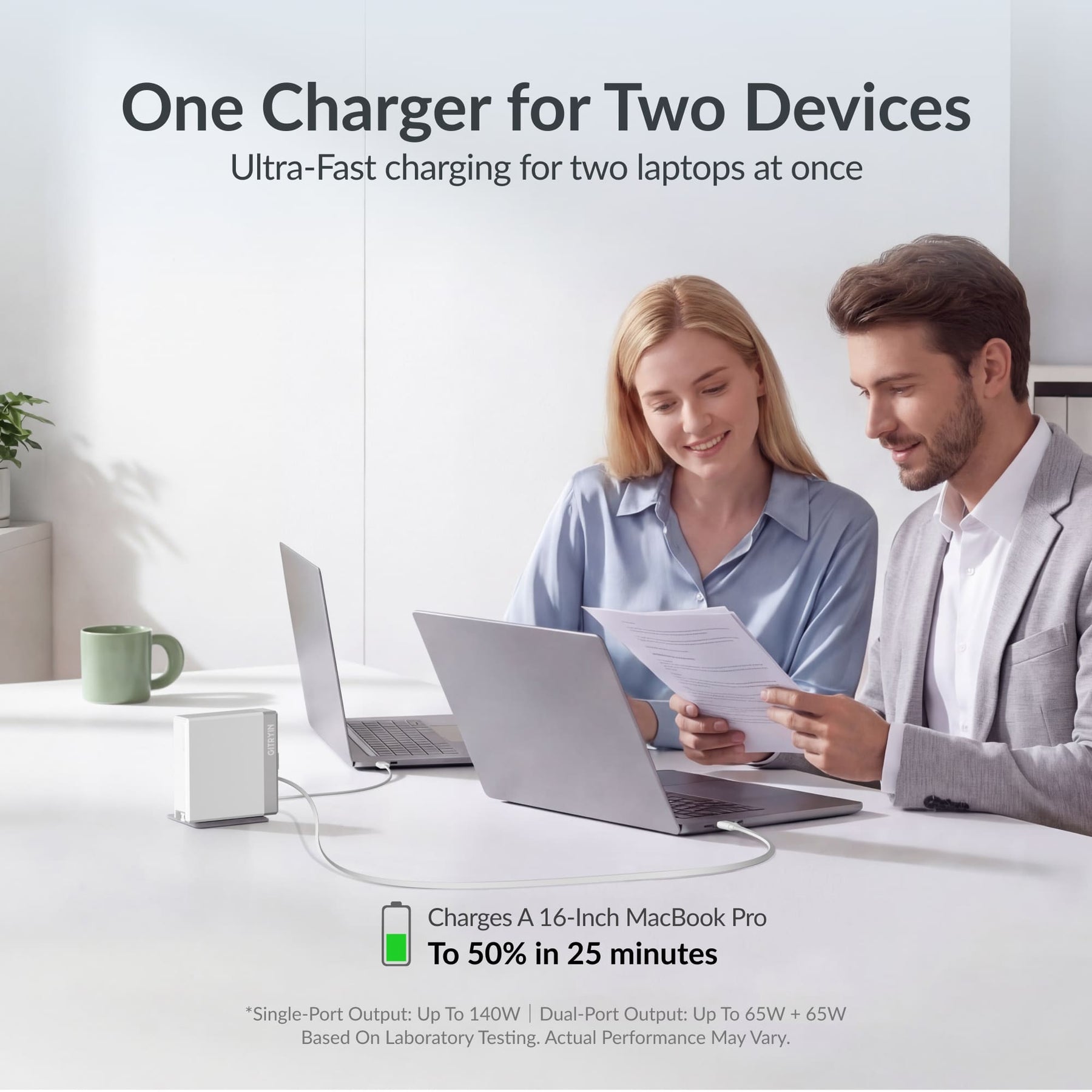 Gitryin Retractable 140W Fast Charger - USB-C Cable