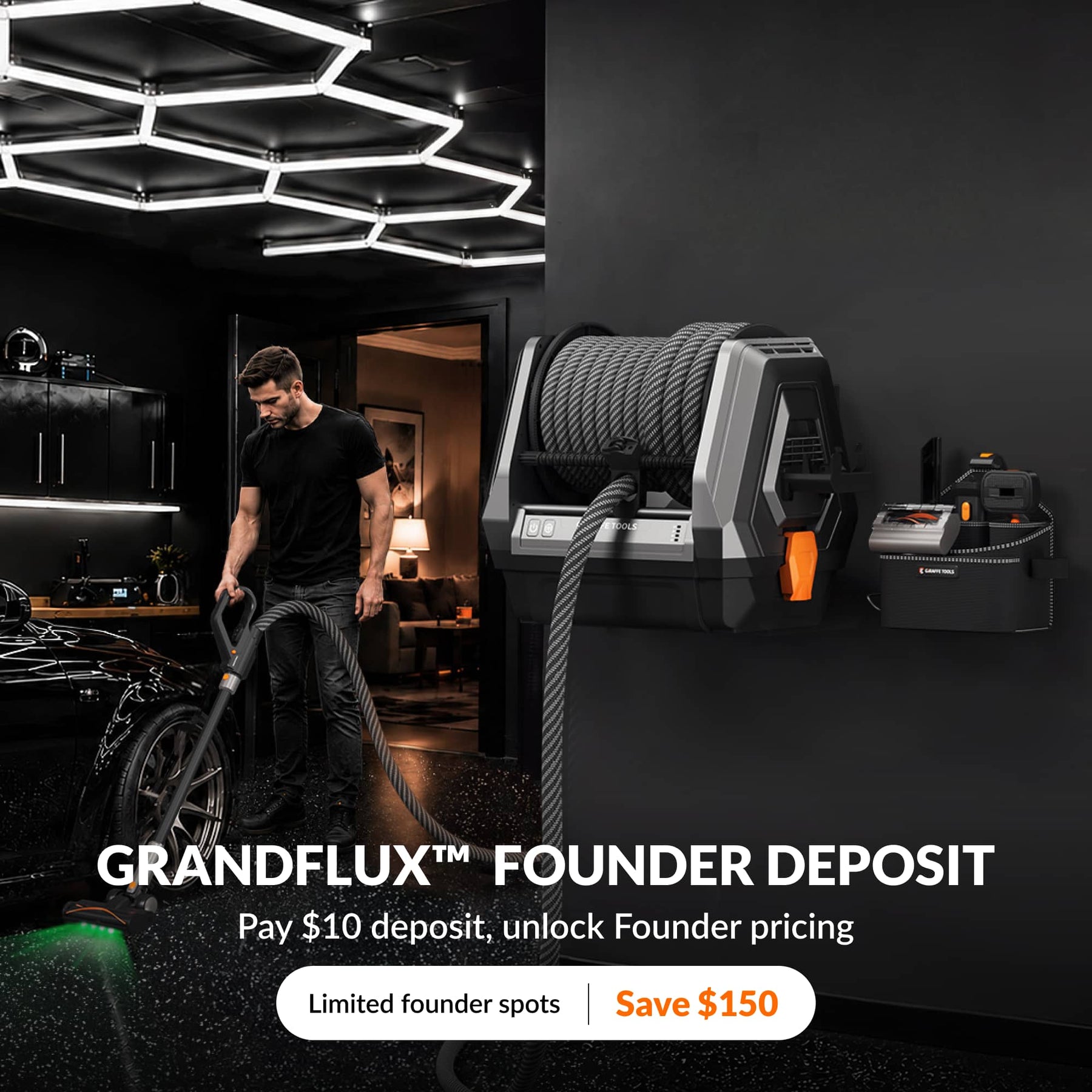 GrandFlux™ Founder Spot Reservation — $10 Deposit