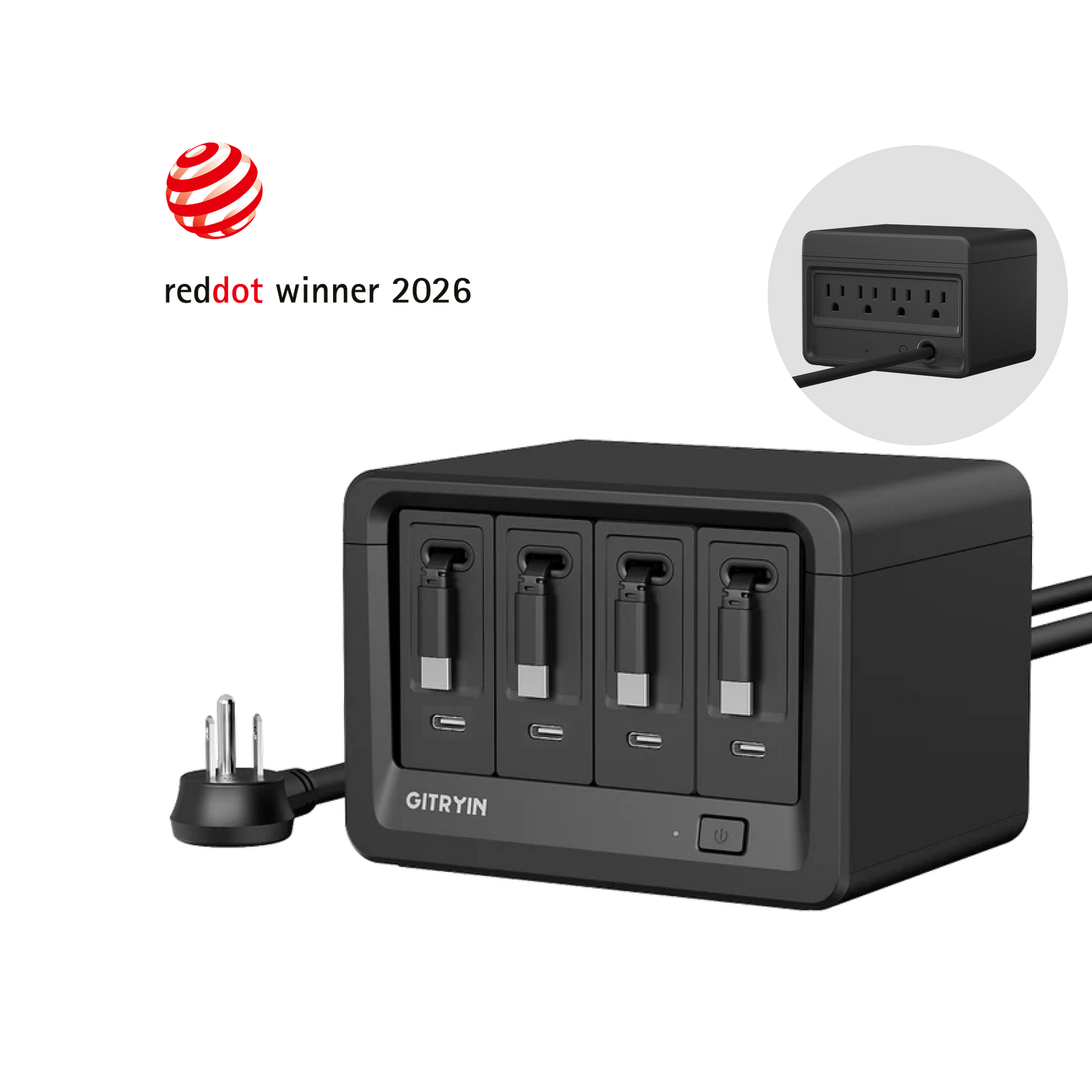 Gitryin Desktop Charging Station 12-in-1  (40W Combo)