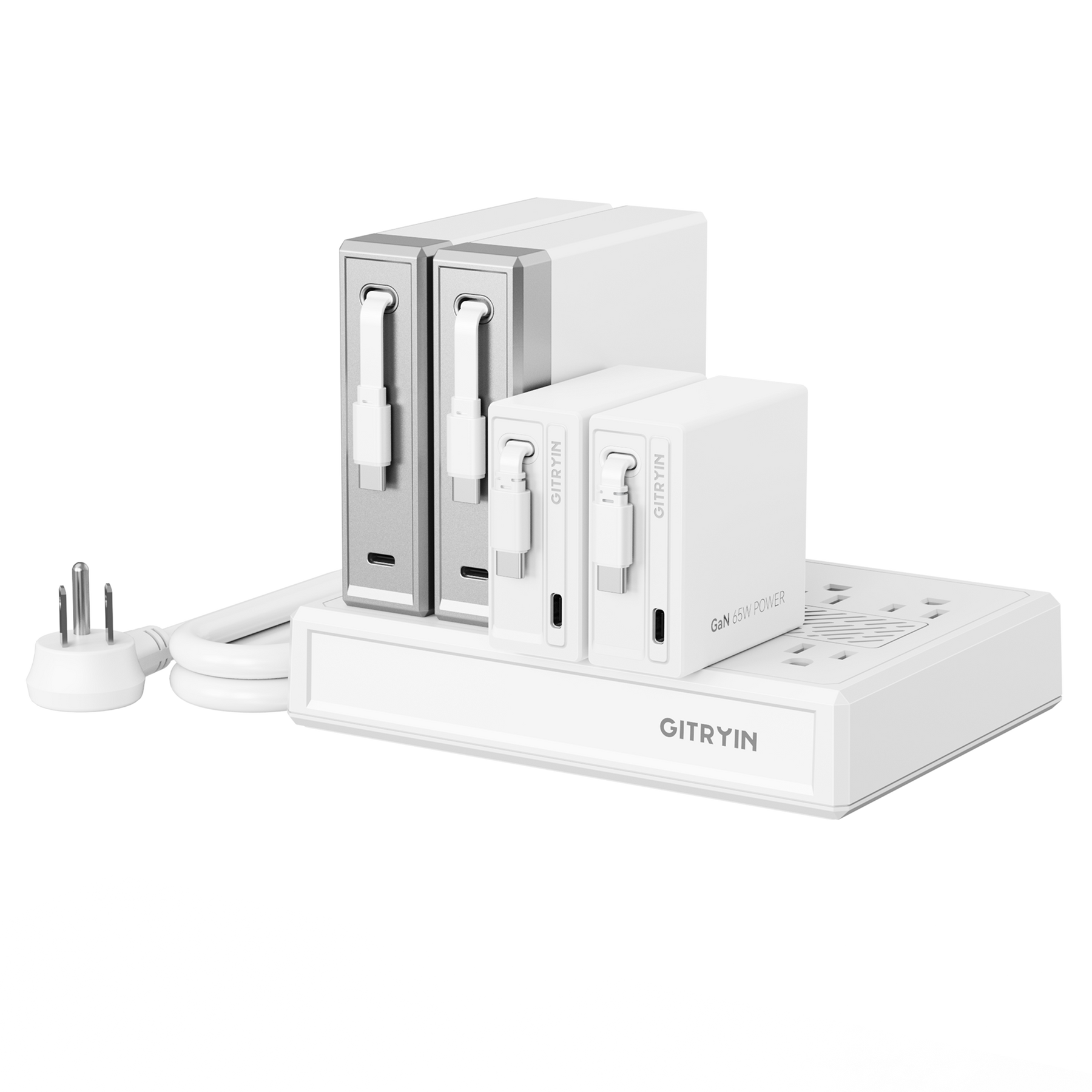 Gitryin Modular Charging Station with Smart Cooling Fan