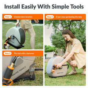Ground Stakes for Ground‑Mounted Retractable Hose Reel