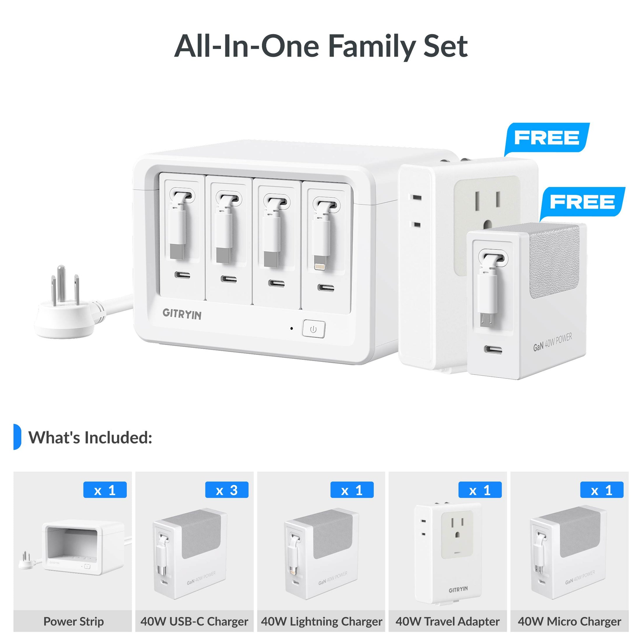 Gitryin Desktop Charging Station 12-in-1 Whine Features