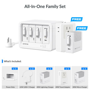 Gitryin Desktop Charging Station 12-in-1 (65W Combo)