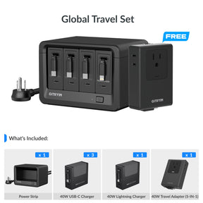 Gitryin Desktop Charging Station 12-in-1  (40W Combo)