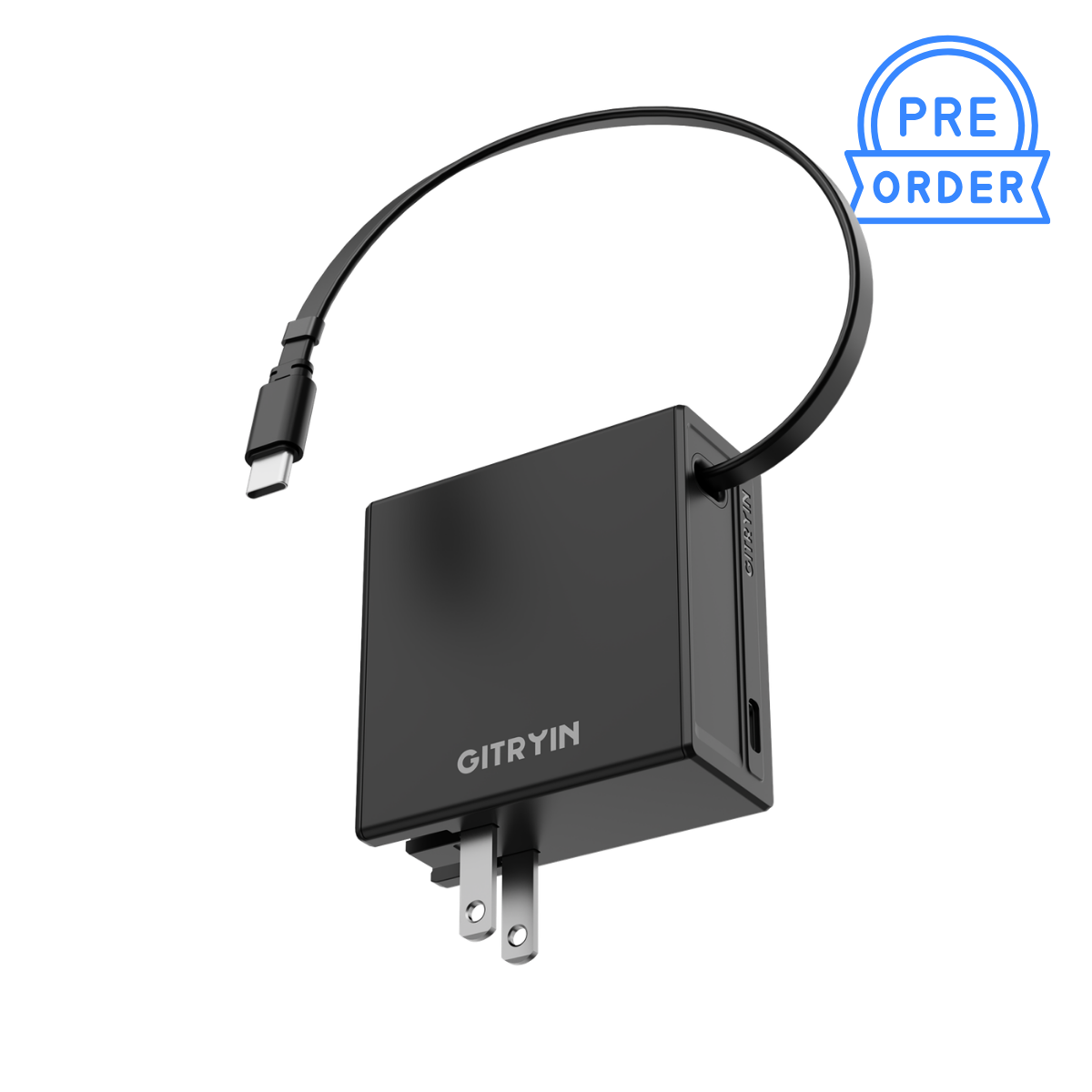 Gitryin Retractable 65W Fast Charger for 3C Devices