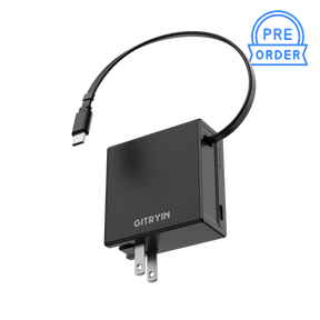 Gitryin Retractable 65W Fast Charger for 3C Devices