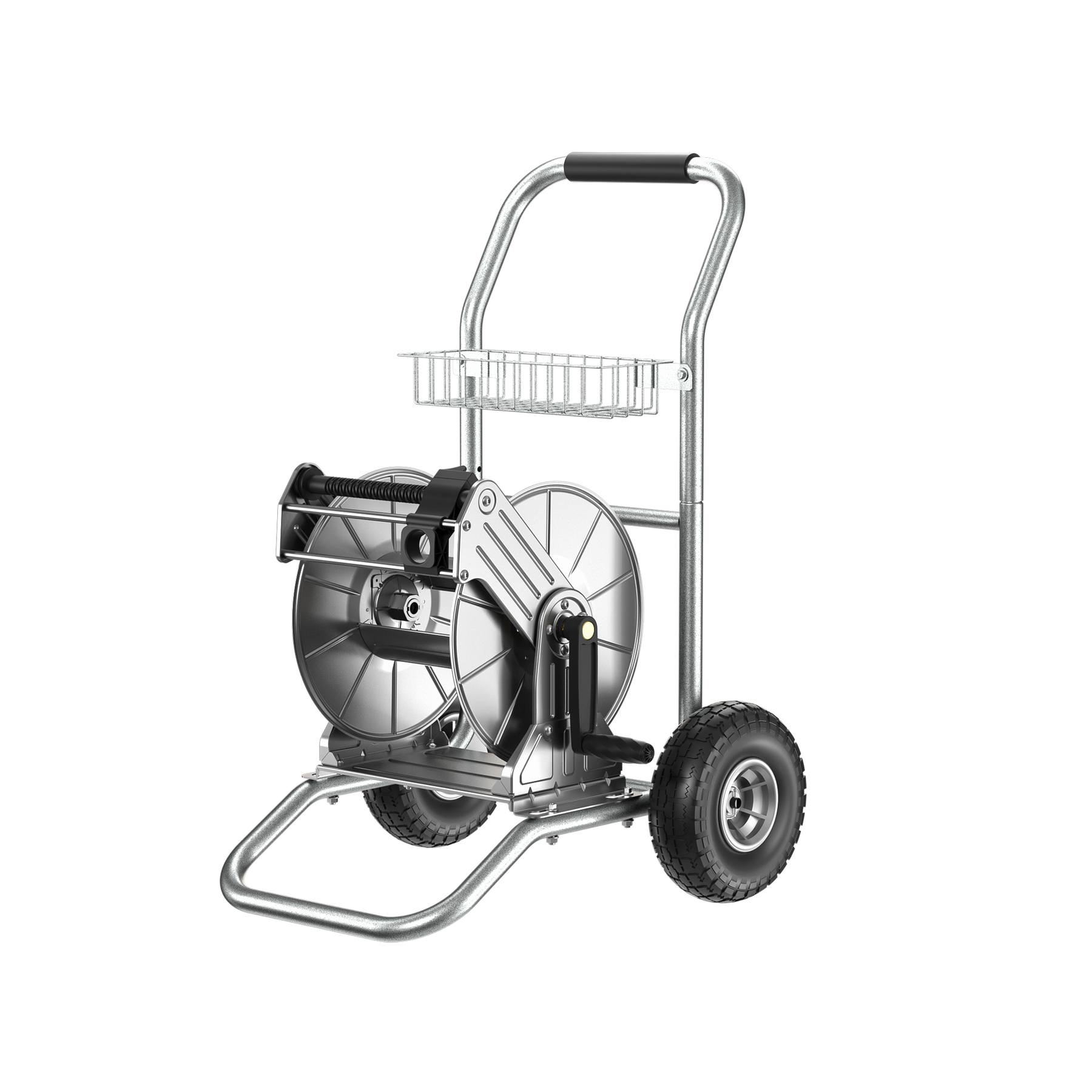 Dolphy Garden Pressure Water Hose Reel Cart with Wheels