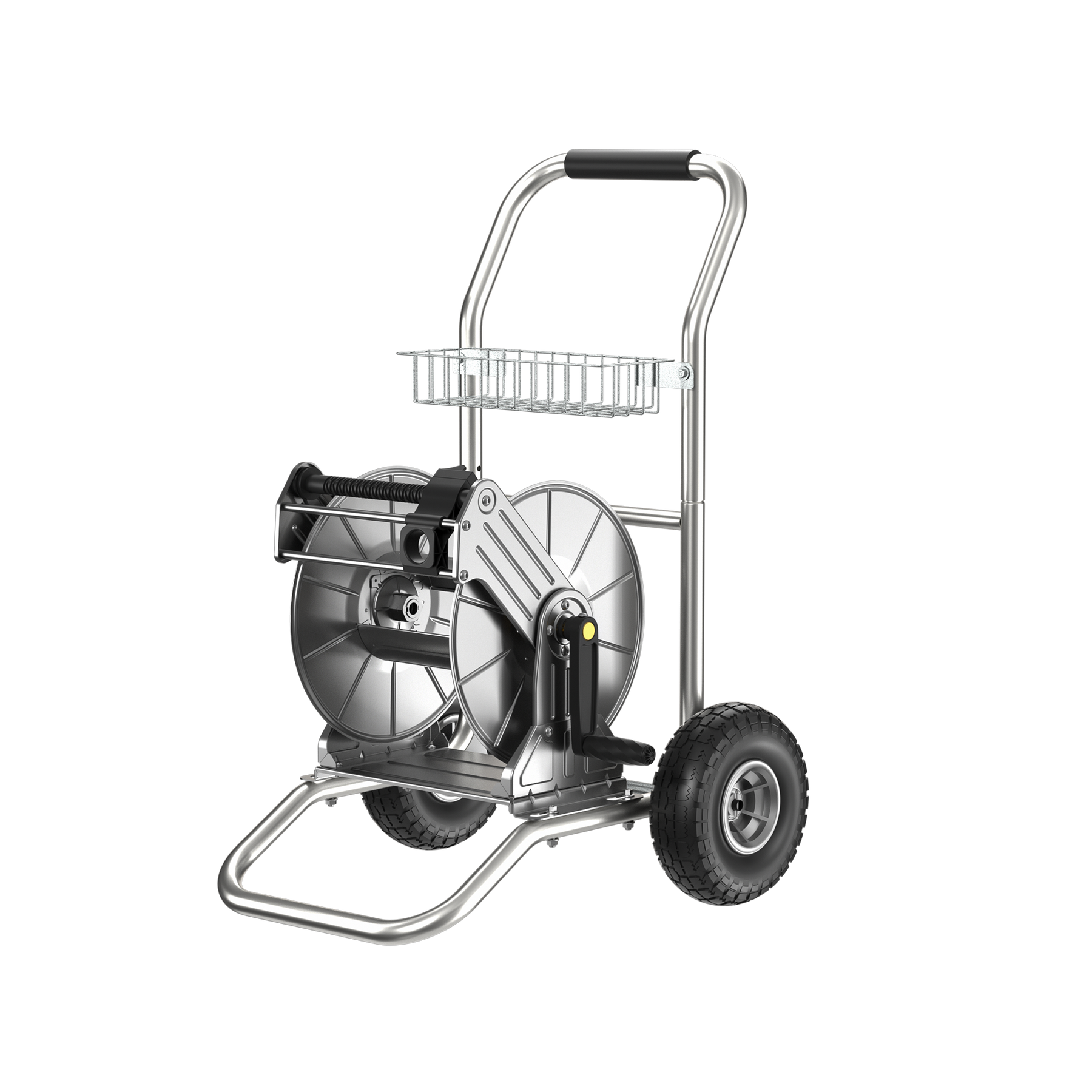Garden Hose Reel Trolley 60M Portable Water Pipe Free Standing Hose Cart