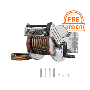 Wall Mounted Hose Reel-Stainless Steel-Heavy Duty