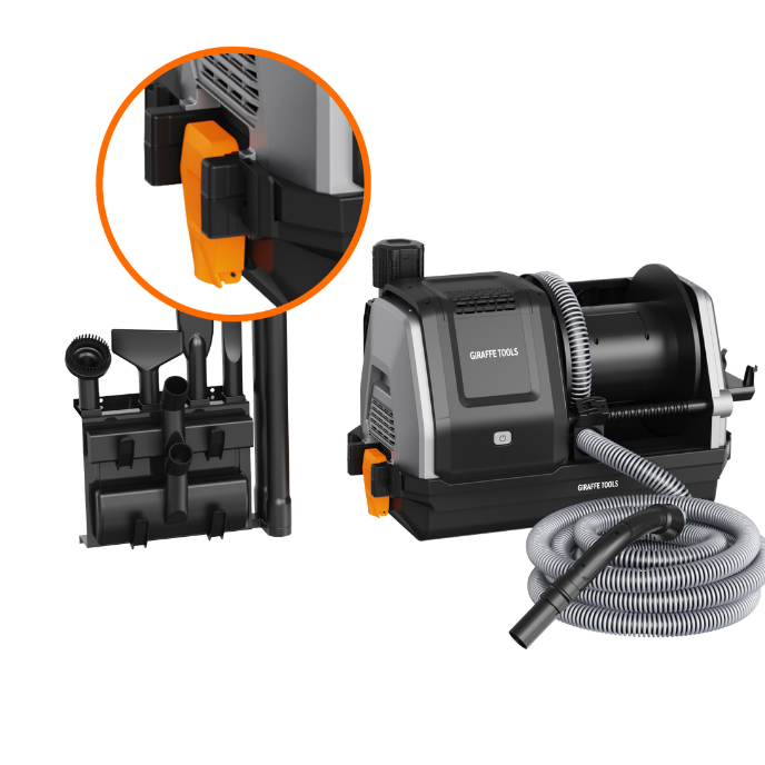 Side Cover Plate for Wall‑Mounted Vacuum Cleaner