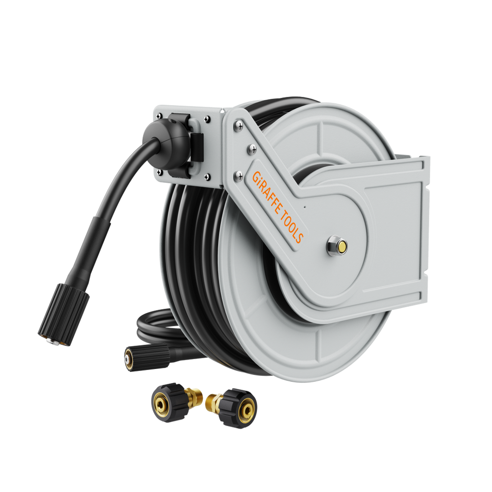 Retractable Pressure Hose Reel 1 4In 65Ft