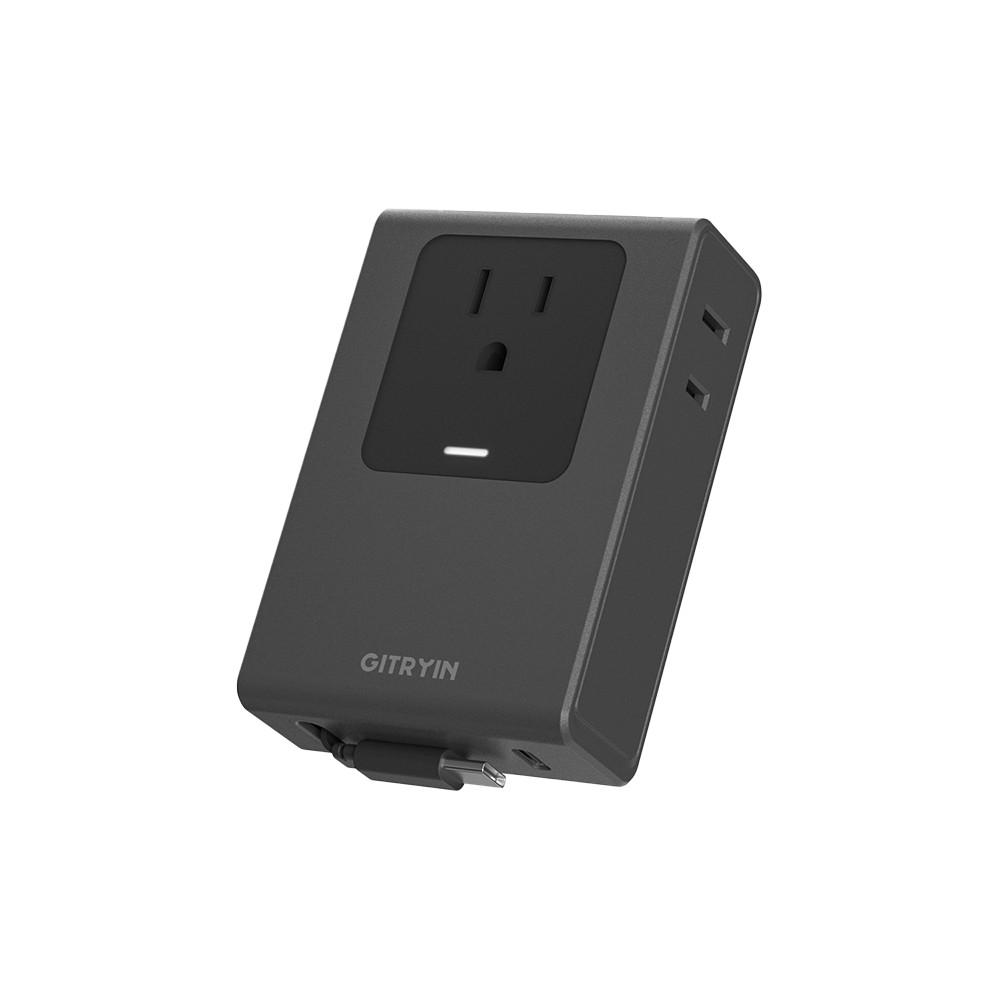 Gitryin Retractable Travel Adapter 5-in-1