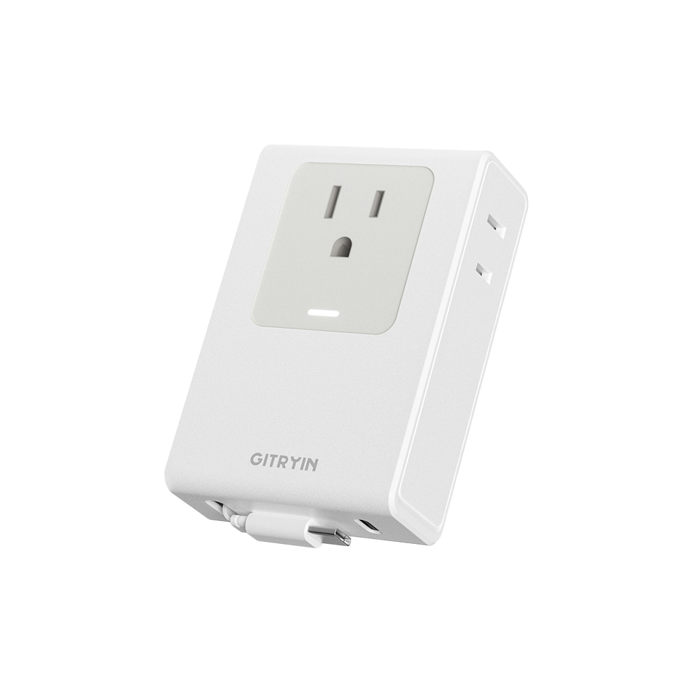 Gitryin Retractable Travel Adapter 5-in-1