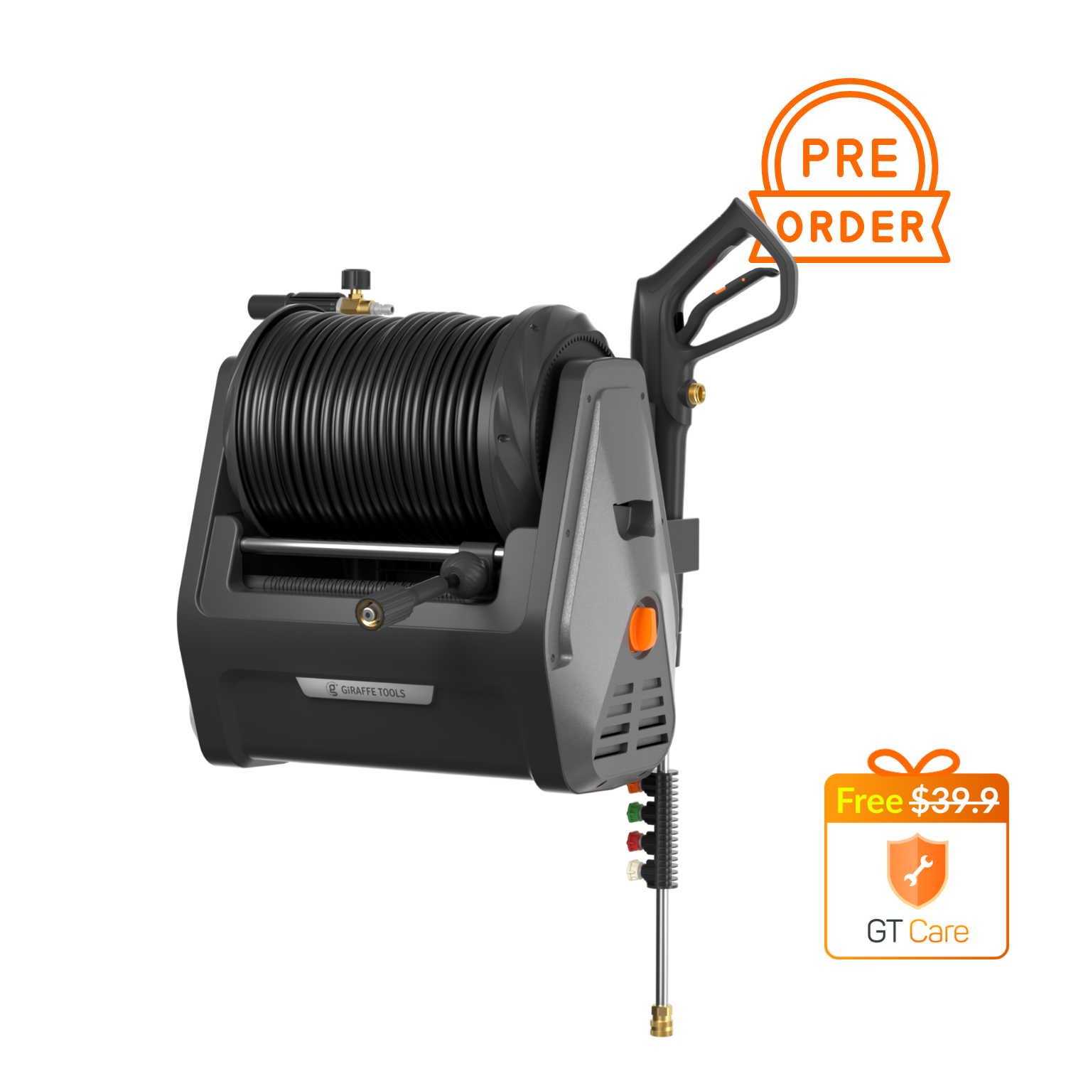 Grandfalls Retractable Pressure Washer Essential Features