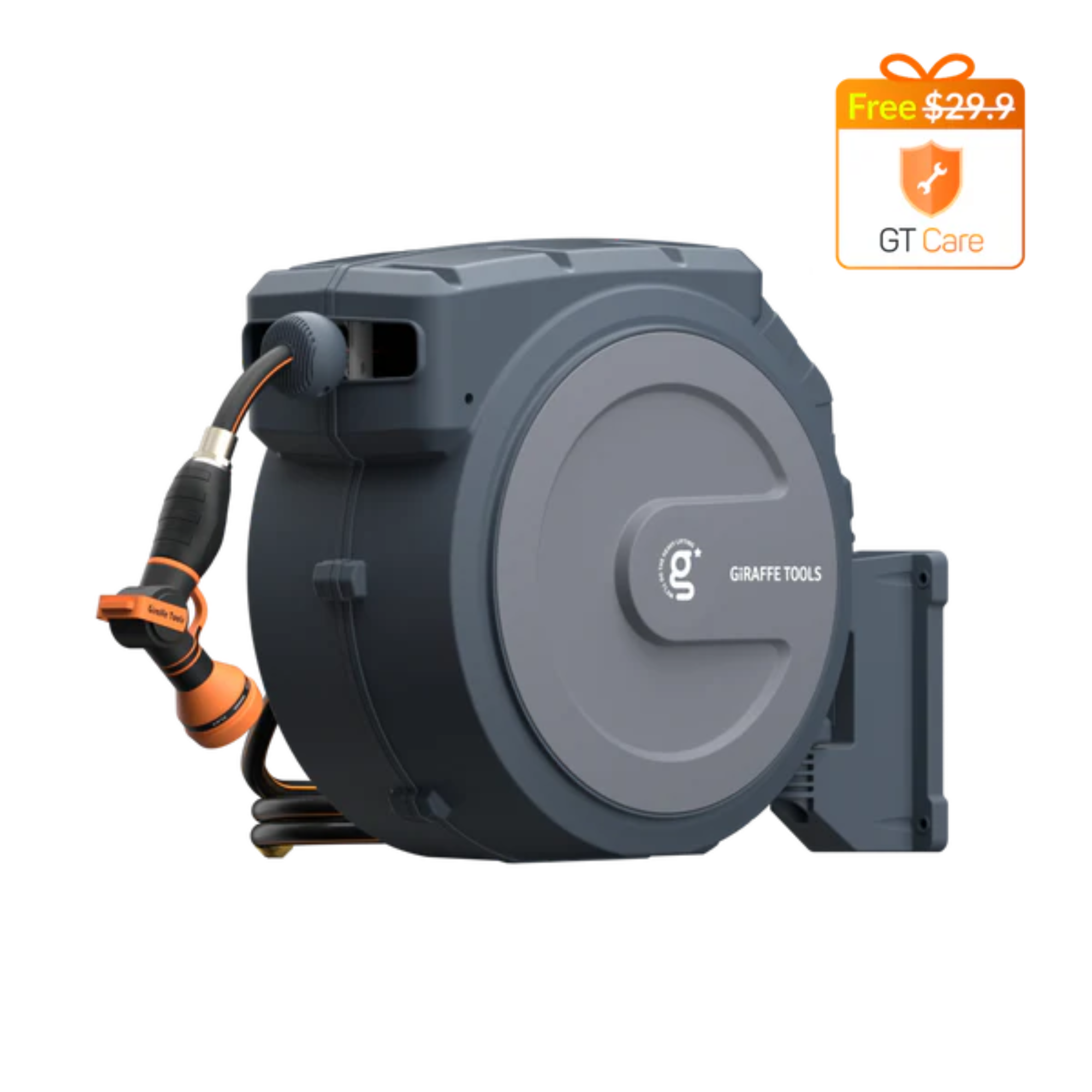 Retractable Garden Hose Reel-5/8in-62ft
