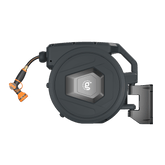 Premium Instant Glide Retractable Garden Hose Reel - Metal Bracket