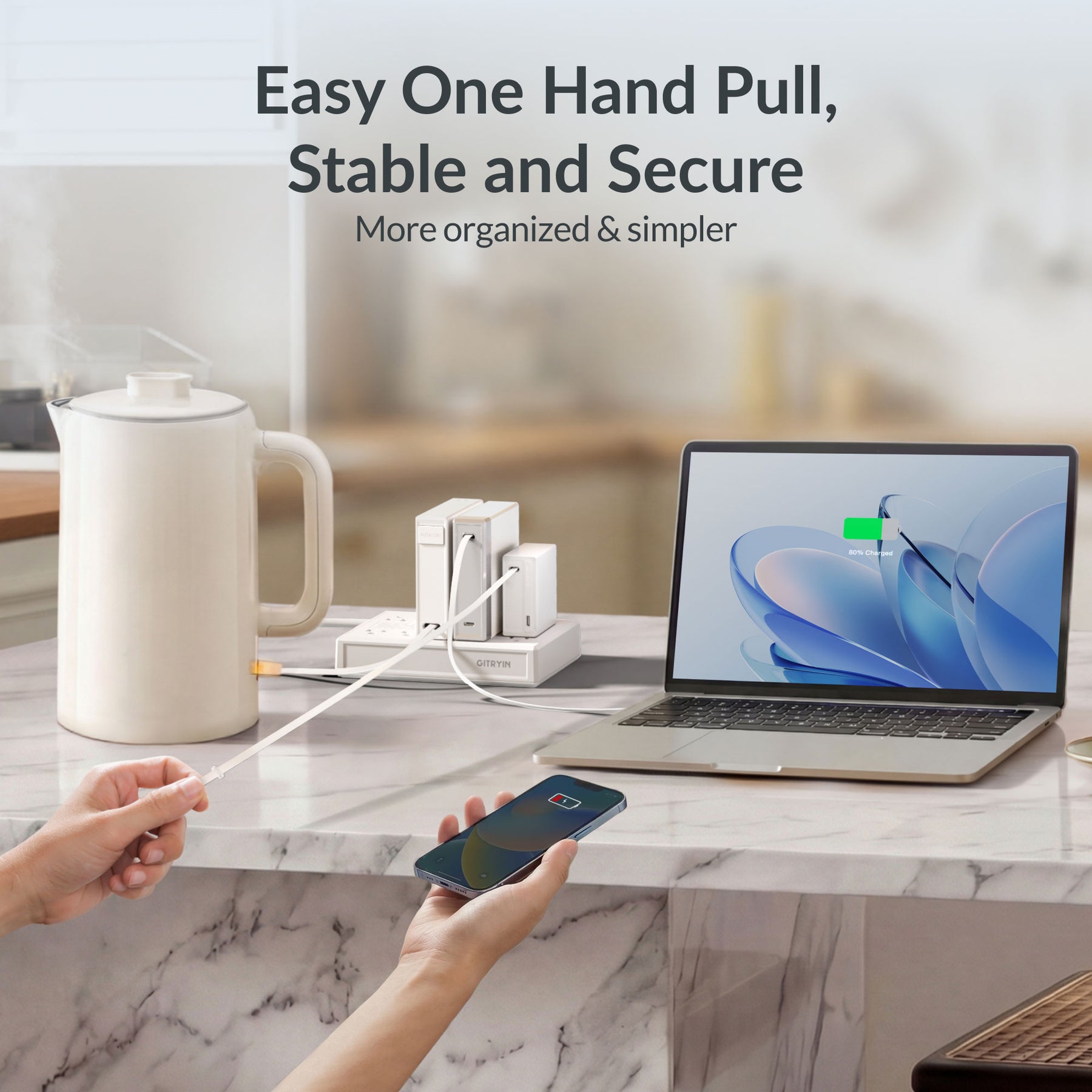 Gitryin Modular Charging Station with Smart Cooling Fan