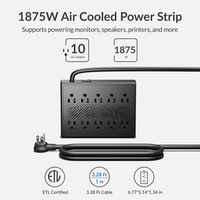 Gitryin 10-Outlet Smart Cooling Power Strip