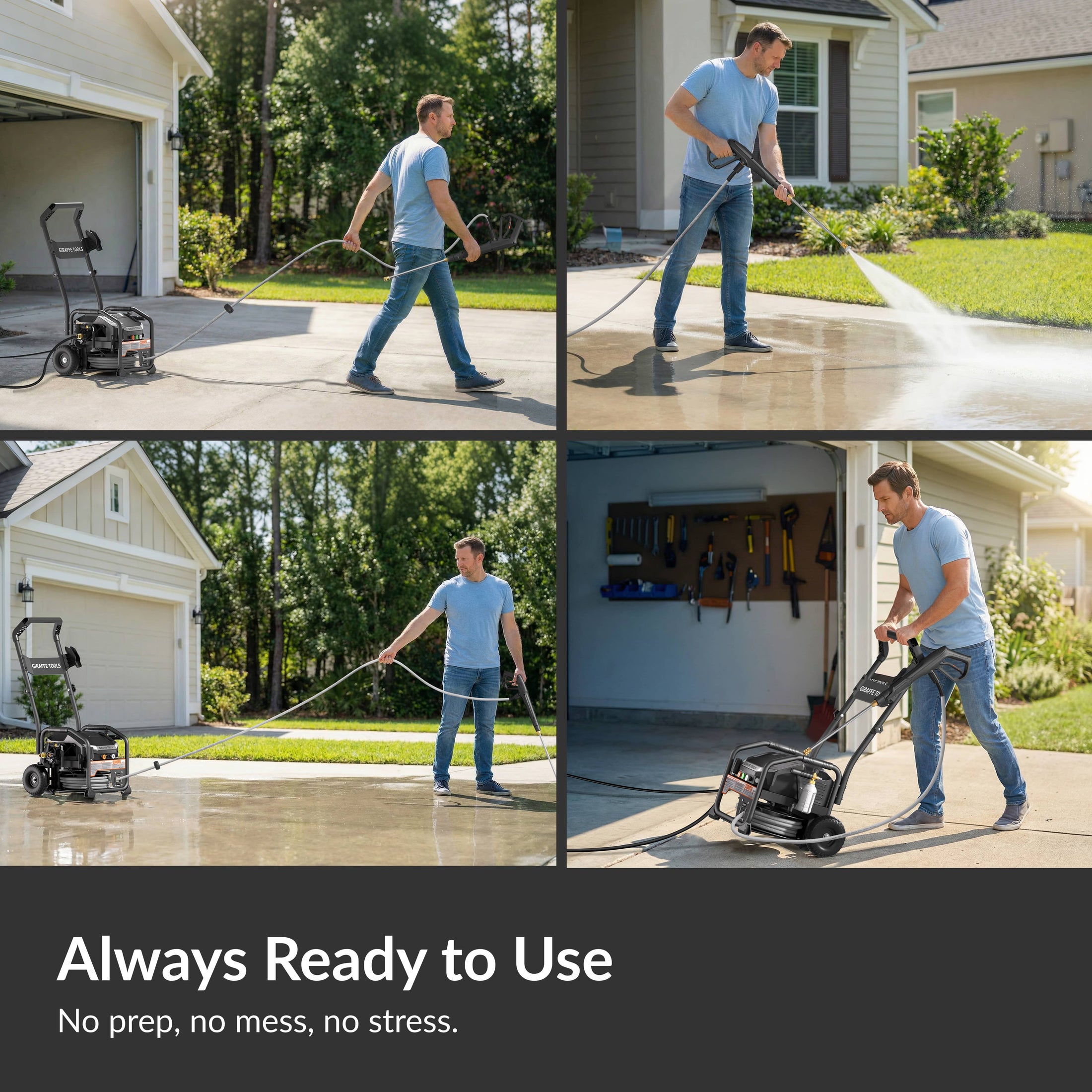 Crossfalls Retractable Pressure Washer Max | Giraffe Tools