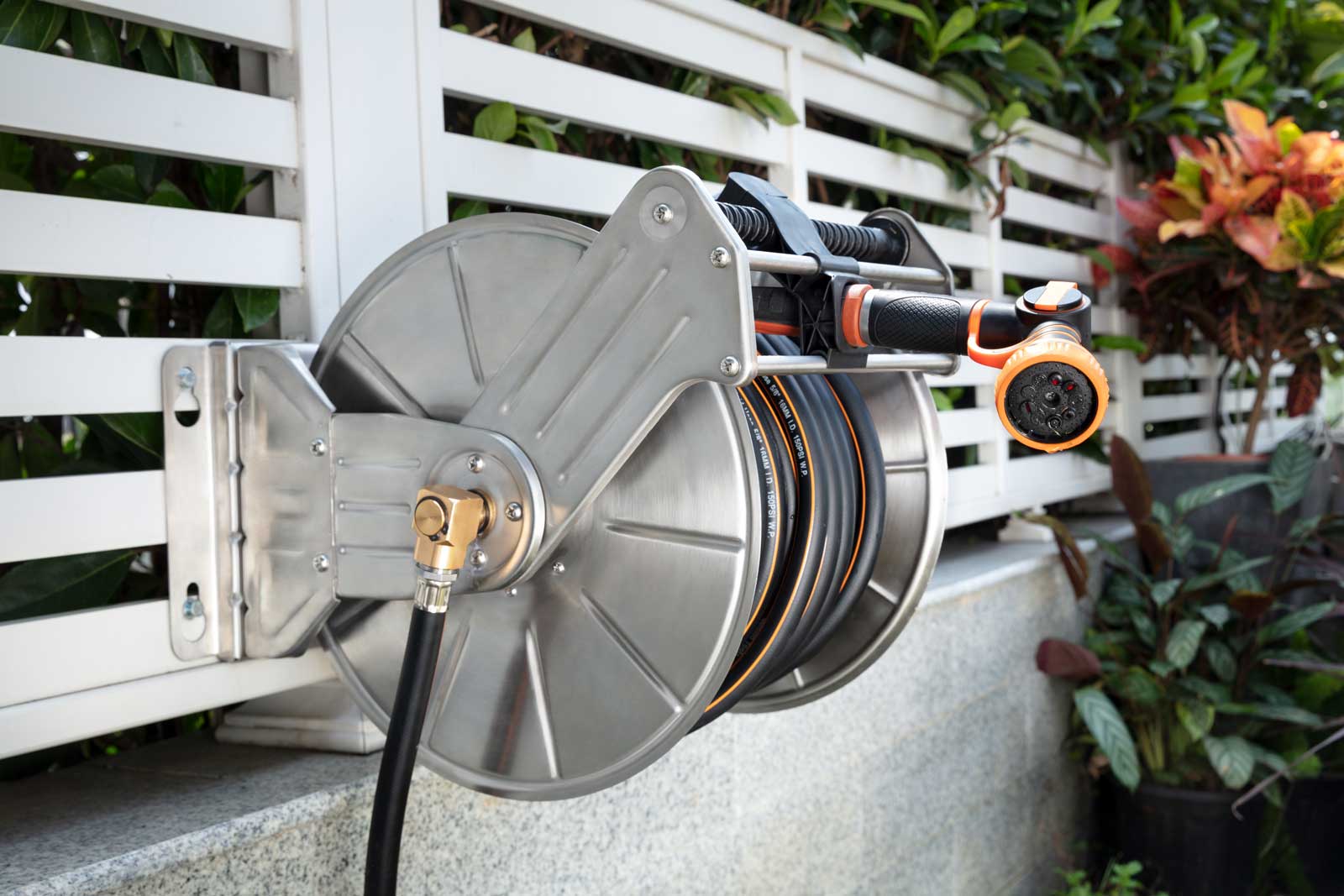 Wall Mounted Hose Reel-Stainless Steel