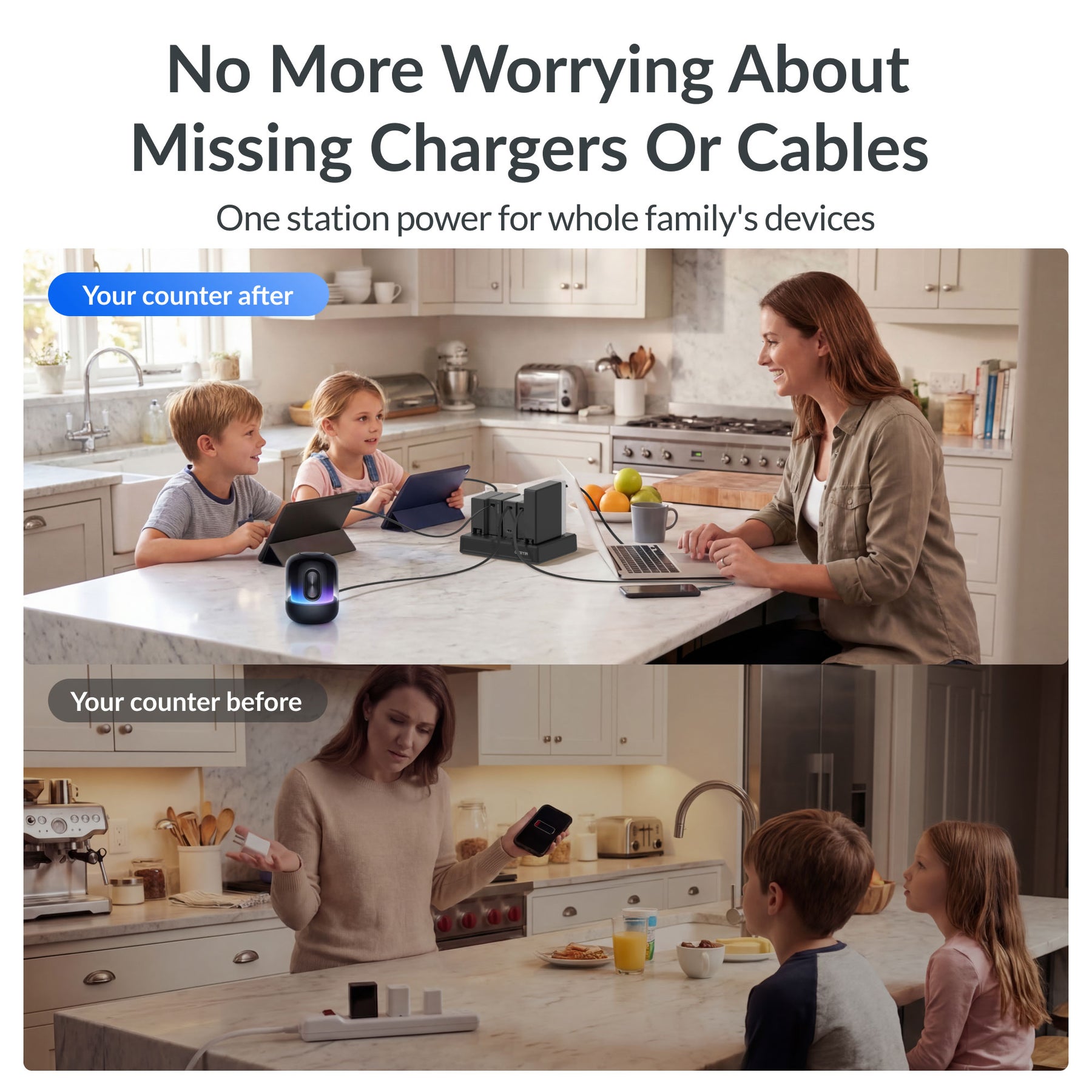 Gitryin Modular Charging Station with Smart Cooling Fan