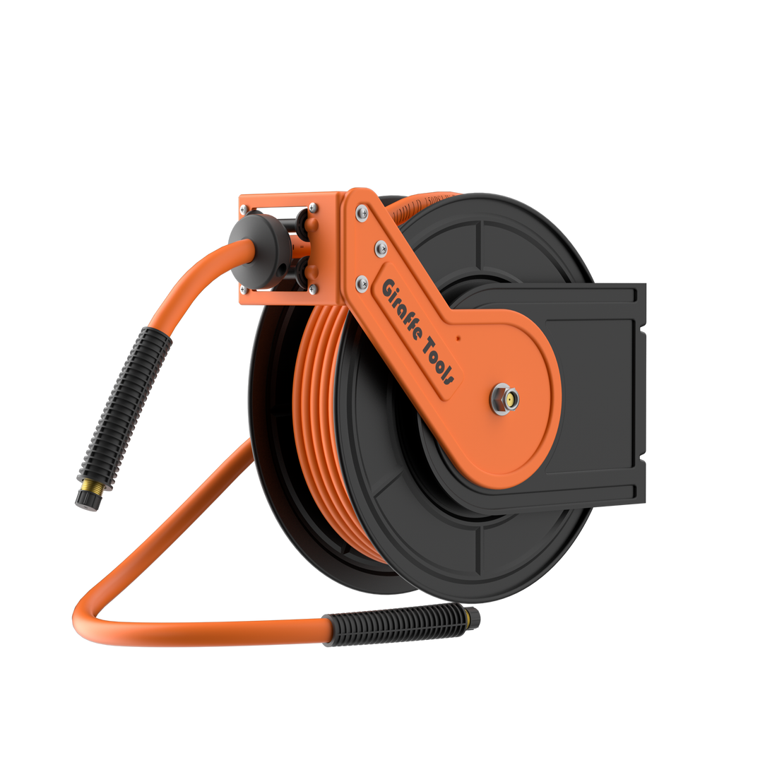 Retractable Air Hose ReelAlloy Steel Reel3/8in Giraffe Tools