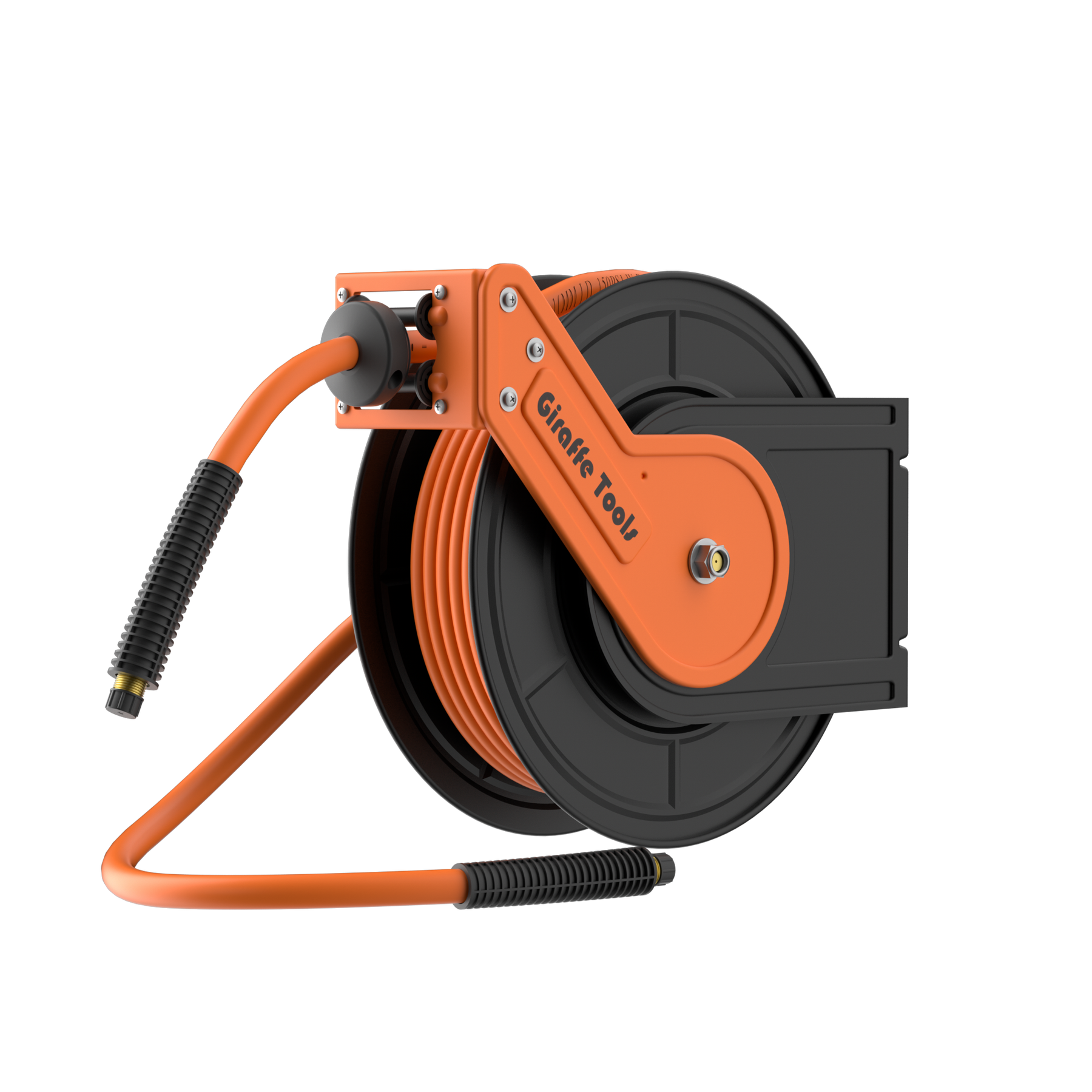 VEVOR 100ft Automatic Retractable Wall-Mounted Garden Hose Reel with Water  Spray