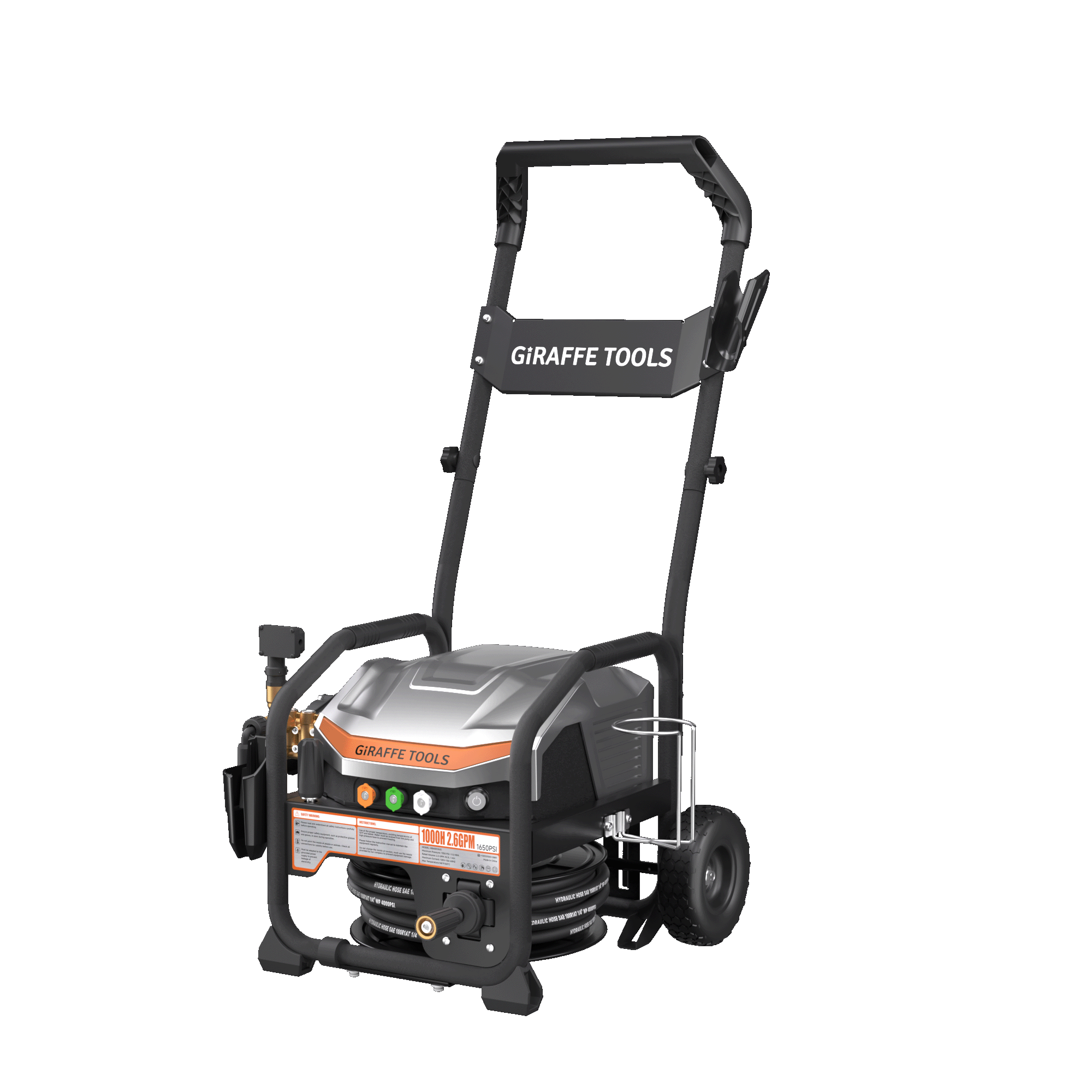 UltraFlow Retractable Pressure Washer 2.6GPM Features