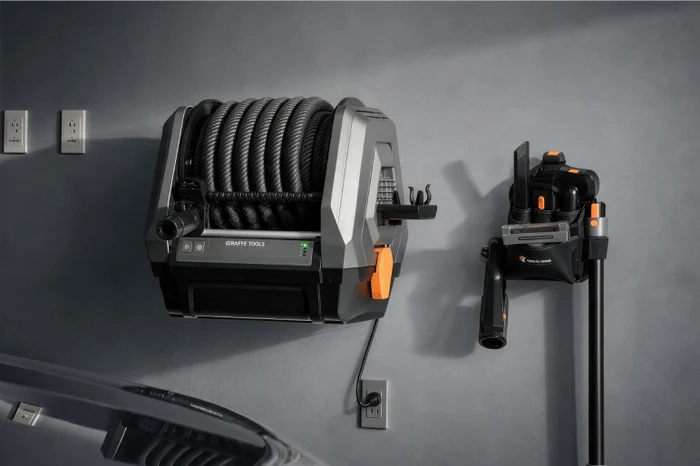 Giraffe Tools GrandFlux™ Retractable Vacuum Cleaner Videos
