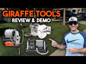 Garden Hose Reel Cart-2 Wheels-Stainless Steel-Heavy Duty