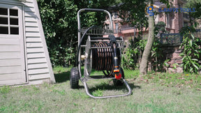 Garden Self-Guiding Hose Reel Cart-Medium Duty
